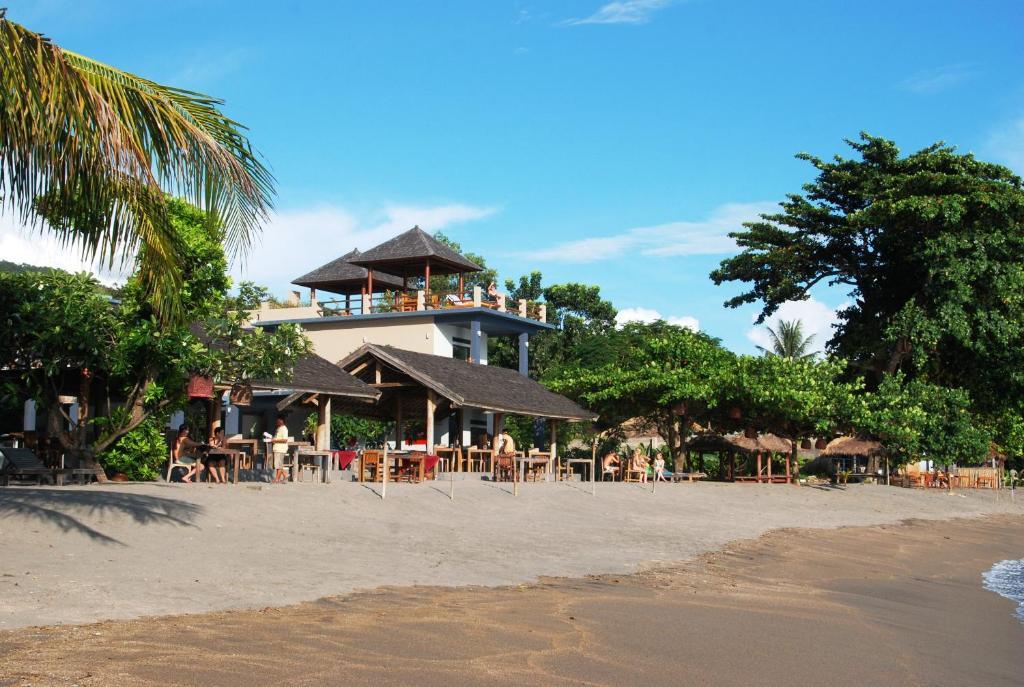 Cafe Alberto B And B Senggigi Kültér fotó